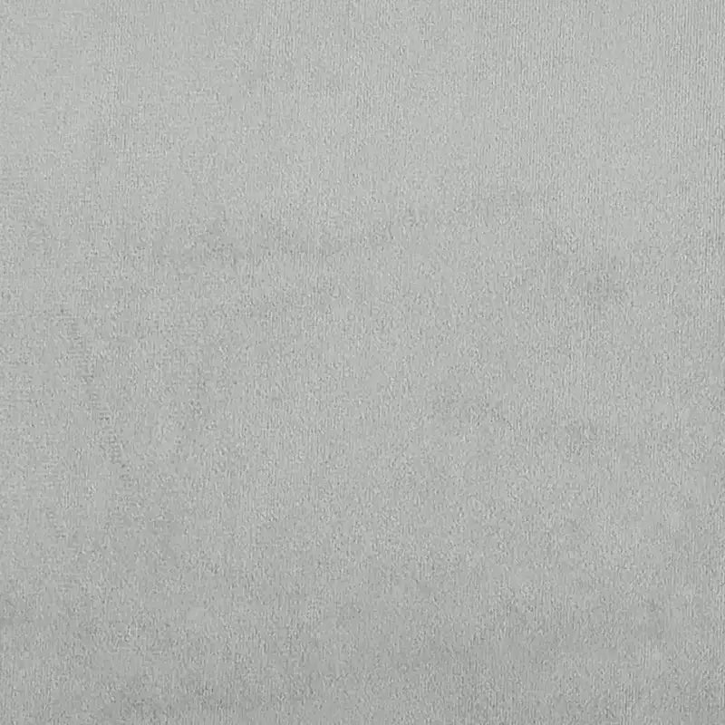 Canapé 3 places en velours gris clair - Détente confortable avec cadre robuste et coussins décoratifs pour le salon et les espaces de repos