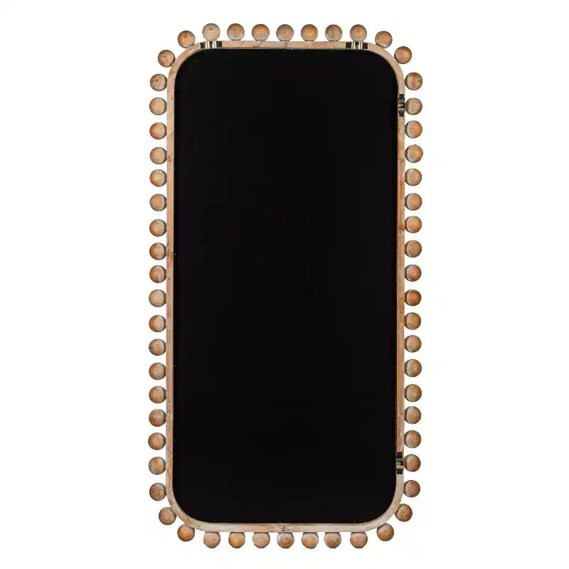 Miroir mural rectangulaire Firwood Boho-Sud-Ouest, naturel