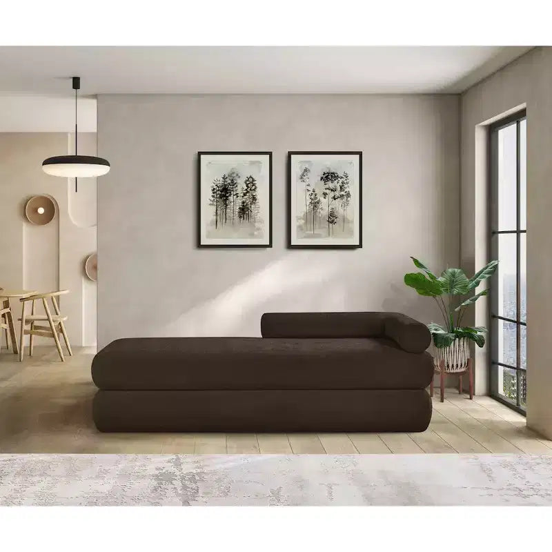 Banc en tissu chenille Kennedy