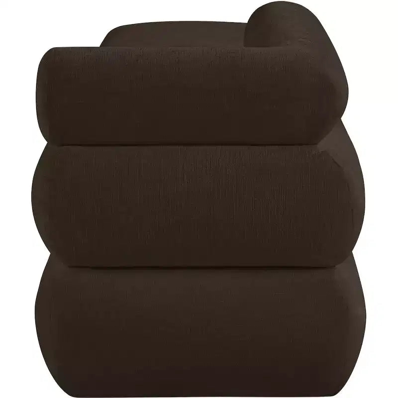 Banc en tissu chenille Kennedy