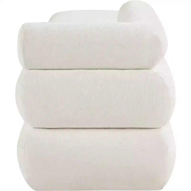 Banc en tissu chenille Kennedy