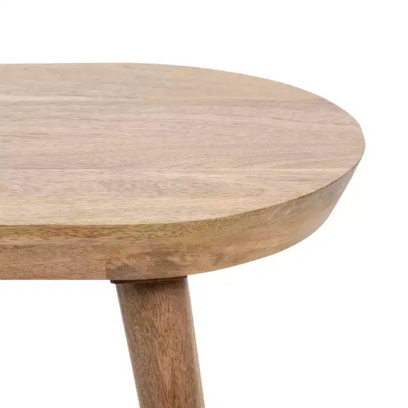 Table d'appoint ovale en bois Conan