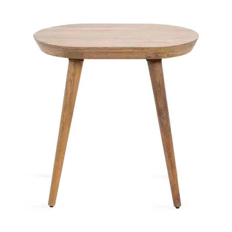 Table d'appoint ovale en bois Conan