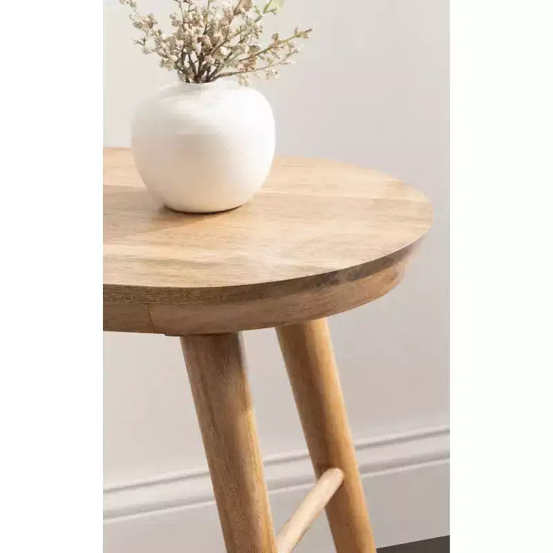 Table d'appoint ovale en bois Conan