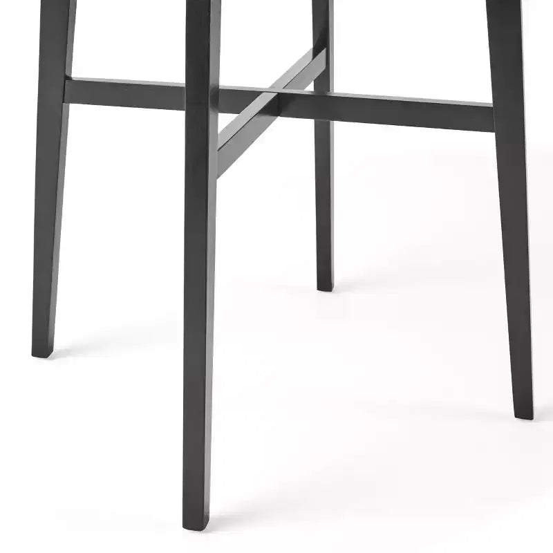 Table de salle à manger moderne, table de cuisine haute avec pieds en bois d'hévéa pour petits espaces, salle à manger, salon
