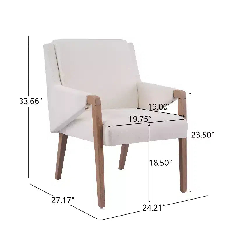 Ensemble de salle à manger moderne 7 pièces en hévéa, tapissé de lin, avec table ovale à pied central