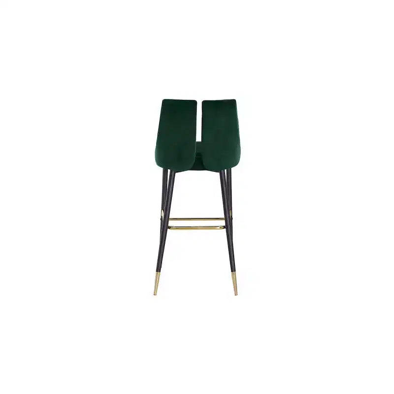 Tabouret haut élégant en velours, lot de 2