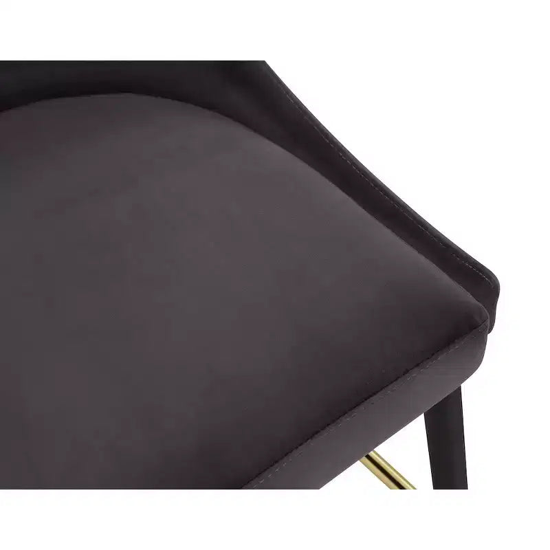 Tabouret haut élégant en velours, lot de 2
