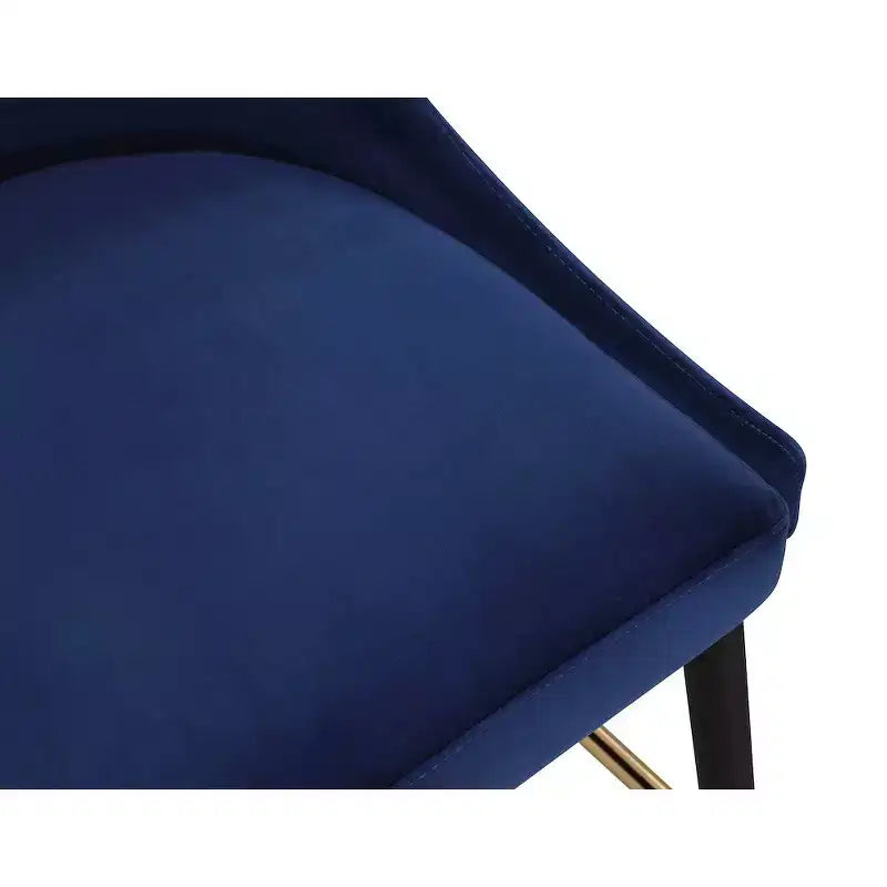 Tabouret haut élégant en velours, lot de 2