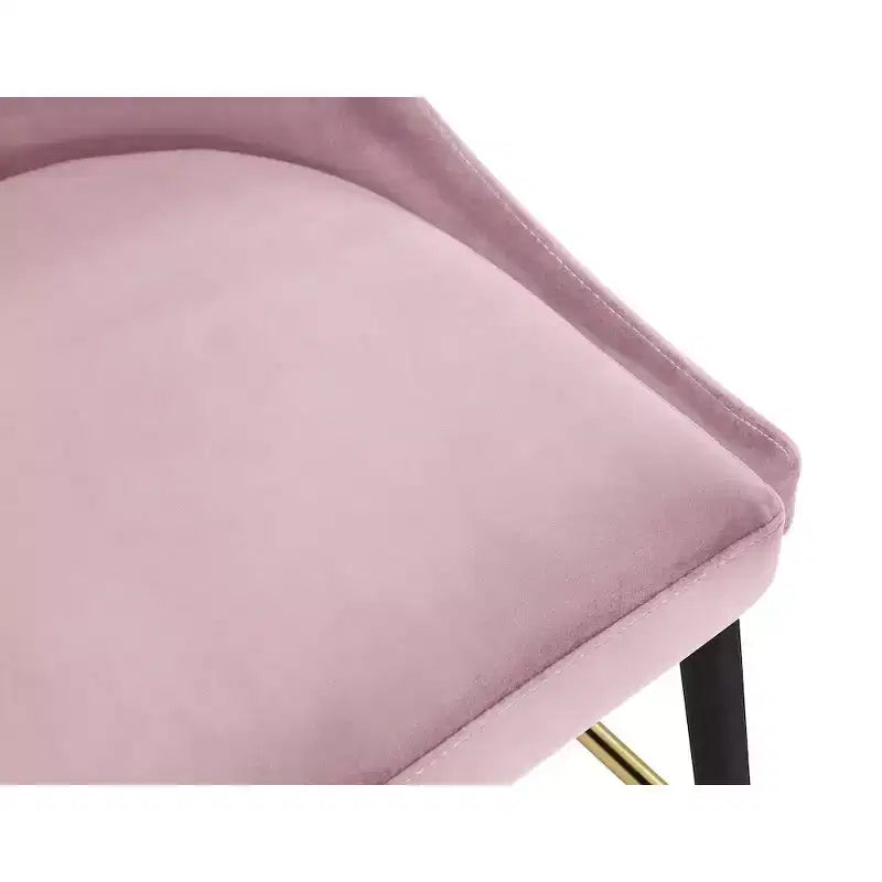 Tabouret haut élégant en velours, lot de 2