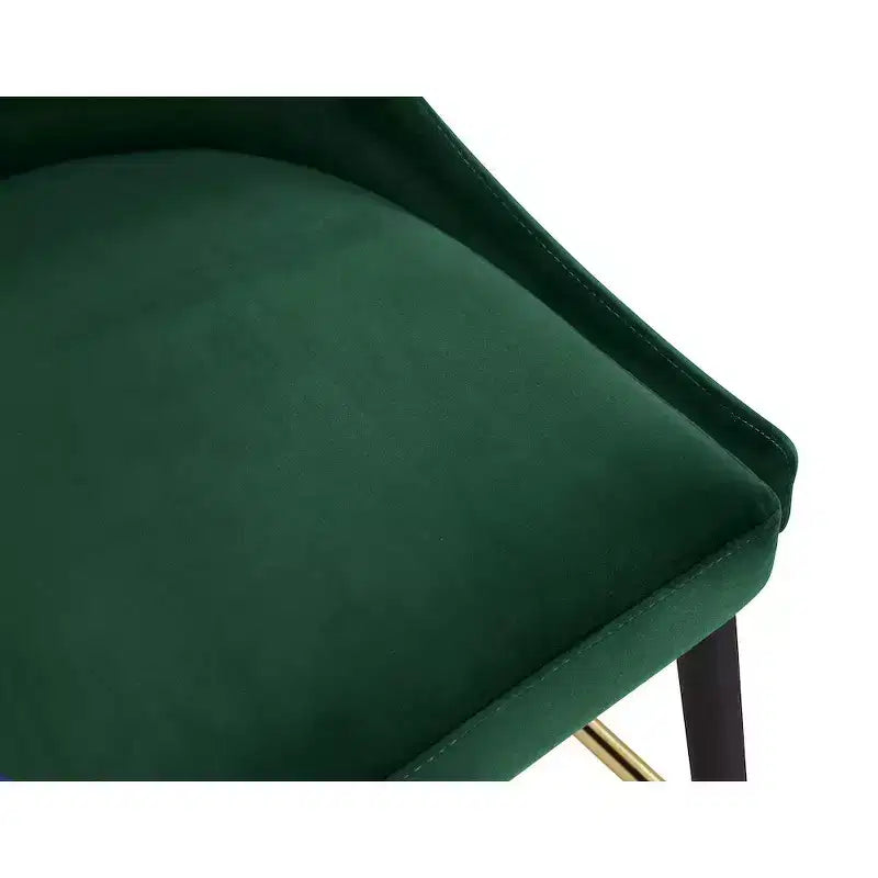 Tabouret haut élégant en velours, lot de 2