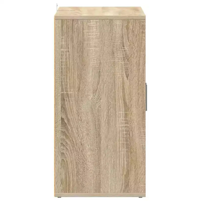 Meuble à chaussures bois d'ingénierie chêne Sonoma compact