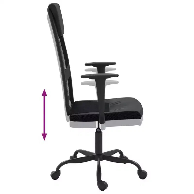 Chaise de bureau noire