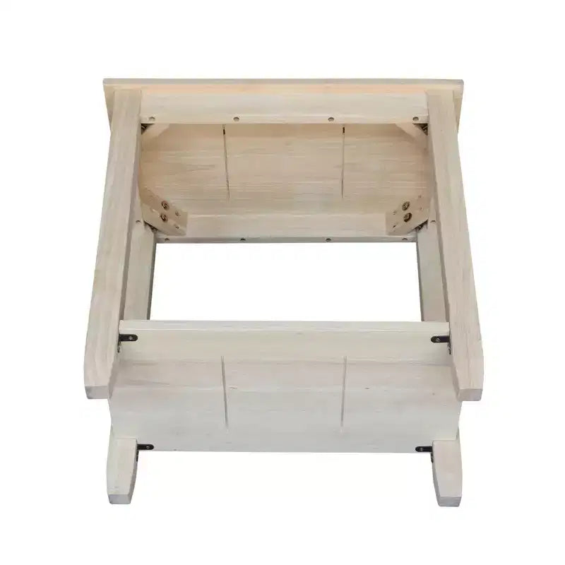 Table d'appoint Solano : Bois d'hévéa durable, Rectangulaire, Étagère de rangement